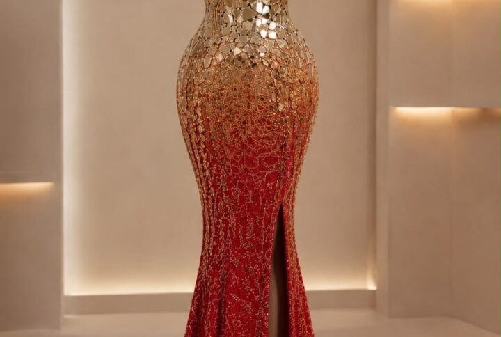 UZ Fashion crimson-radiance