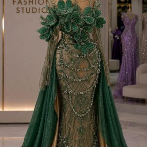 UZ Fashion Emerald Enchantress Bridal