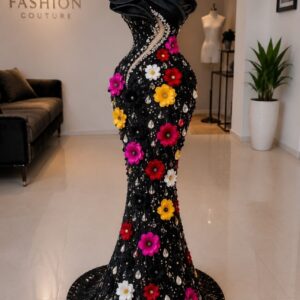 UZ Fashion Painted Noir Prom